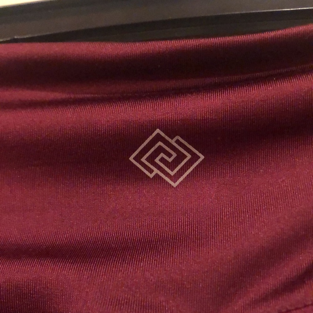Zelos - Medium Burgundy Leggings - Picture 4 of 6